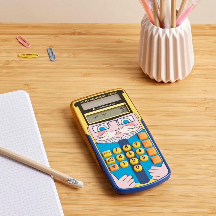 Texas Instruments Little Professor Rechentrainer (für Vor- und Grundschule, Solarbetrieben, mit 80.0