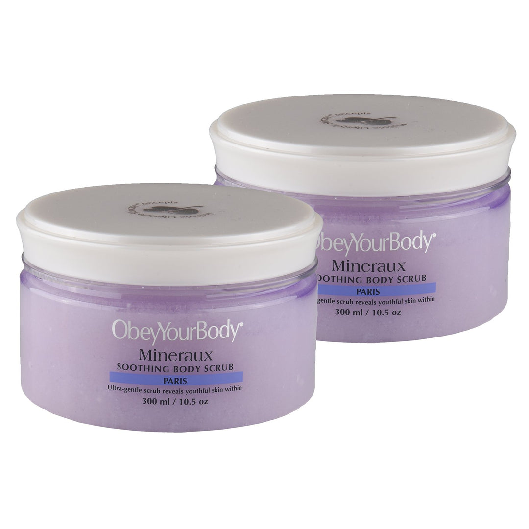 2 x Obey Your Body Body Scrub REINIGENDES KÖRPERPEELING Obeyyourbody Paris je 100ml