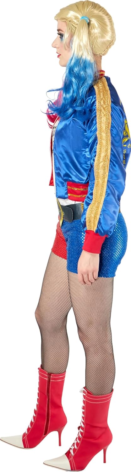 Rubie's Offizielles - Harley Quinn Damen-Kostüm - Suicide Squad, Erwachsene, L (14-16), Schwarz, L