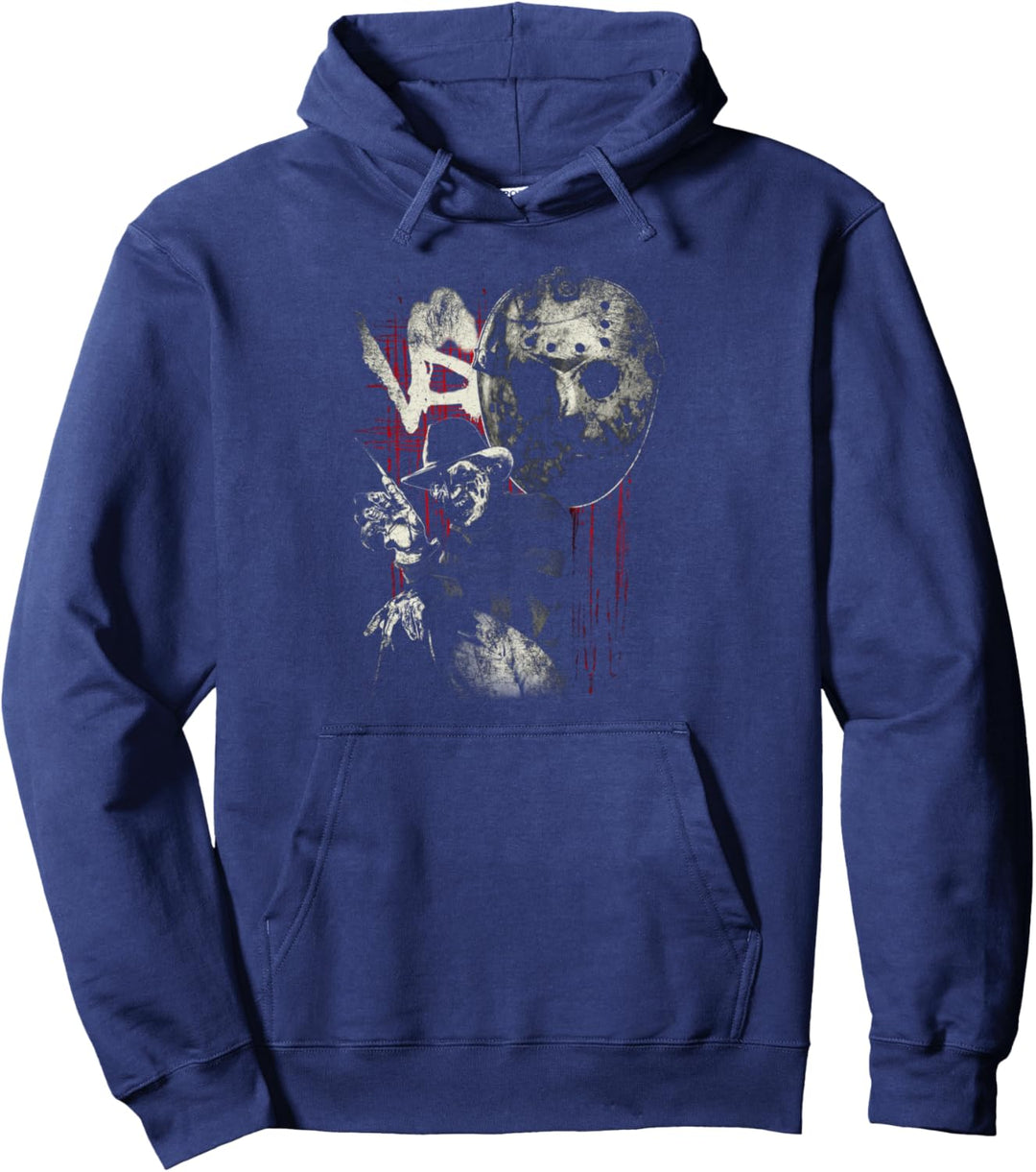 Freddy vs Jason Scratches Pullover Hoodie