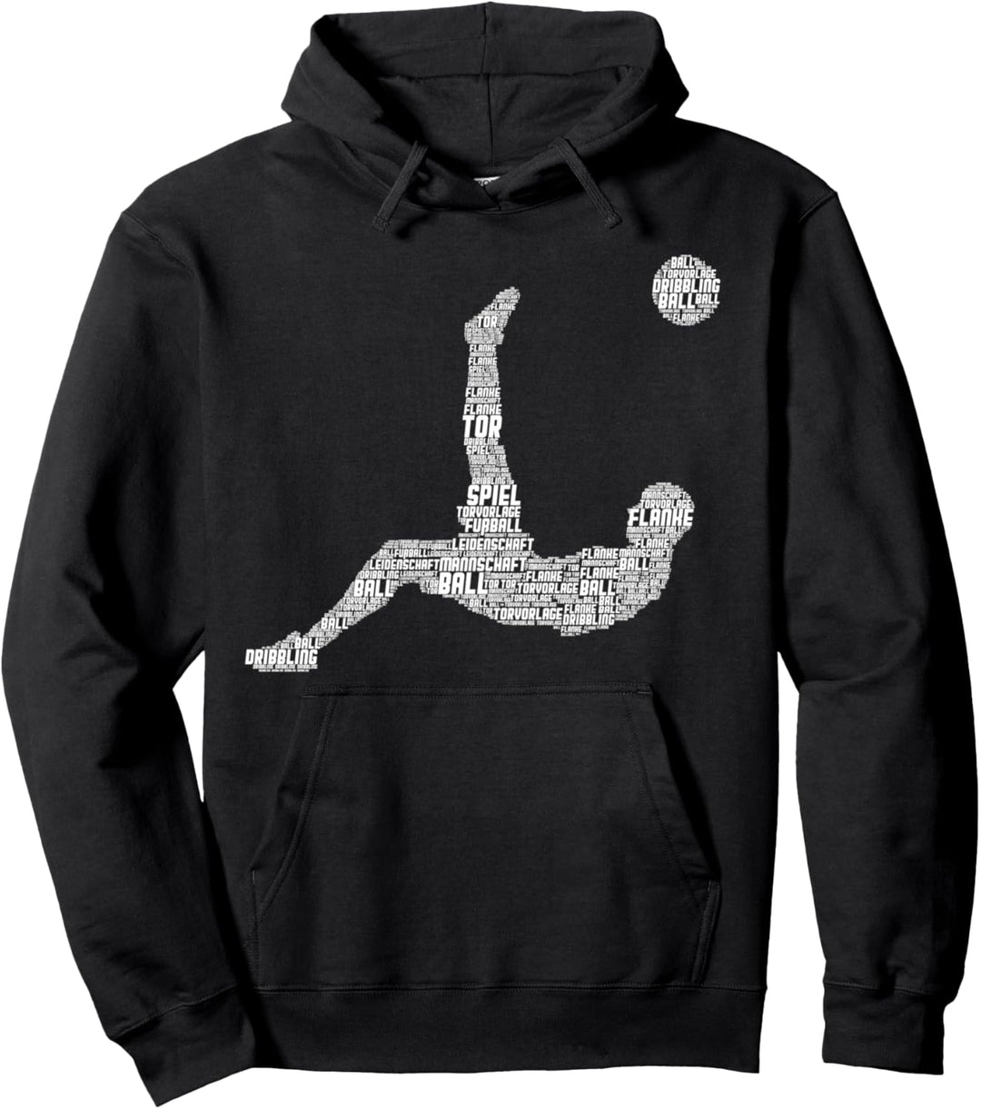 Fussball Fussballer Kinder Jungen Pullover Hoodie