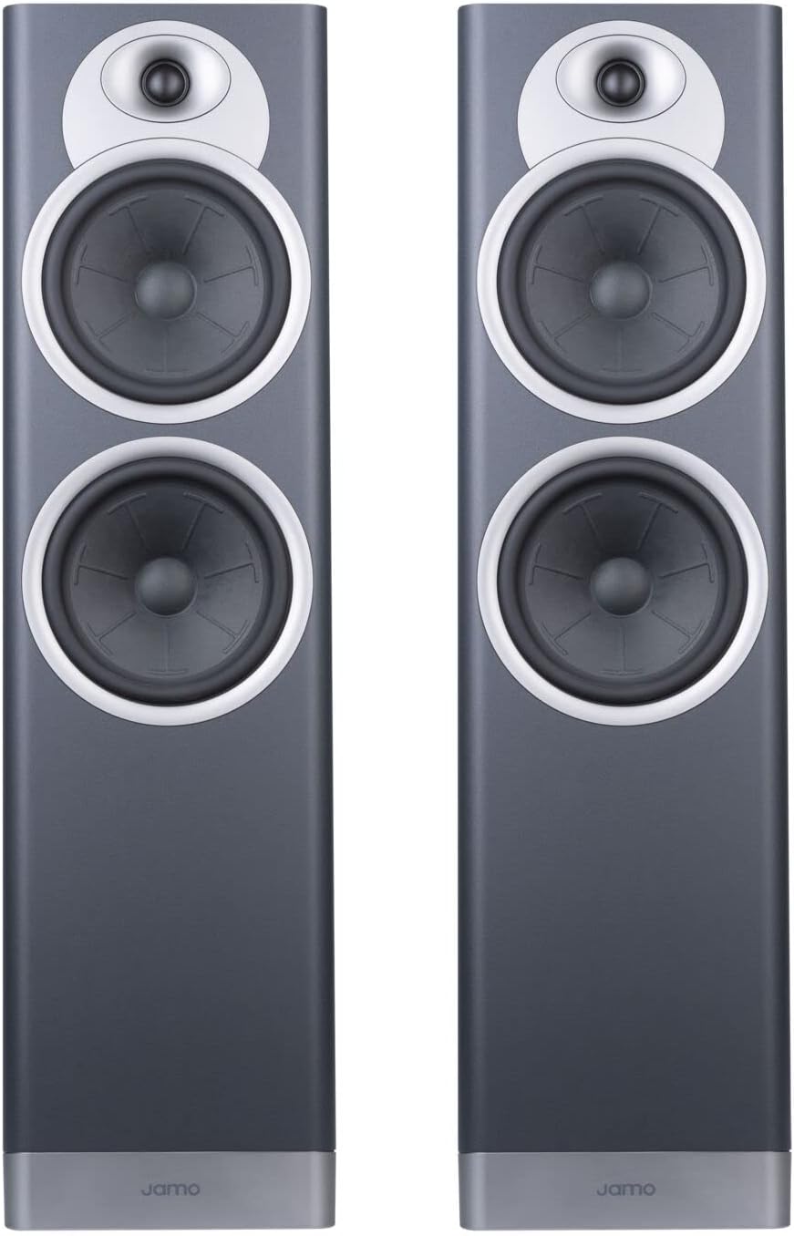 Jamo S7-27F Paar of Floor Speakers Blue Fjord Bodenlautsprecher mit 17 cm Woofer, Blau