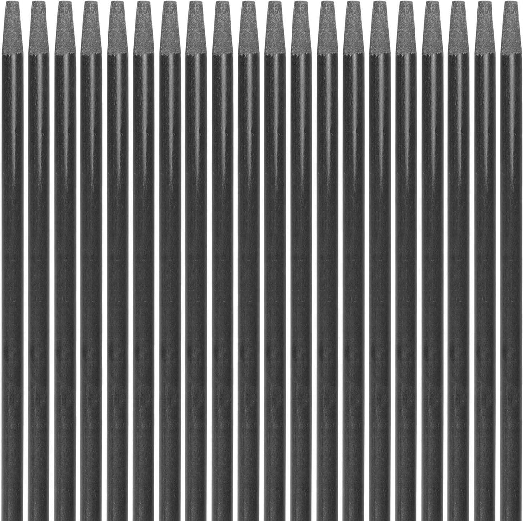 20 Schwarze Glasfaserstäbe Rankstäbe - Pflanzstäbe 1 m x 7 mm Fiberglasstangen als Pflanzenstütze, R