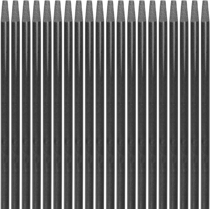 20 Schwarze Glasfaserstäbe Rankstäbe - Pflanzstäbe 1 m x 7 mm Fiberglasstangen als Pflanzenstütze, R