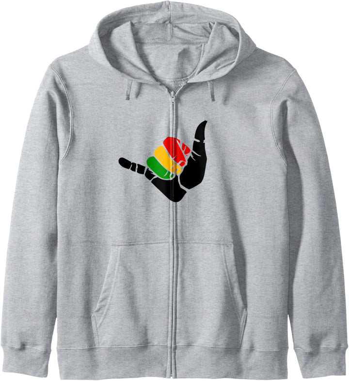 Reggaemusik Dub Rasta Rastafari Surfer Jamaikanisch Kapuzenjacke