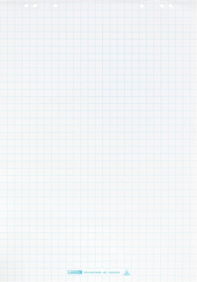 Legamaster 7-153600 Universal Flipchart Triangle Rundfuss, schwarz & Landre Flipchart Papier, karier