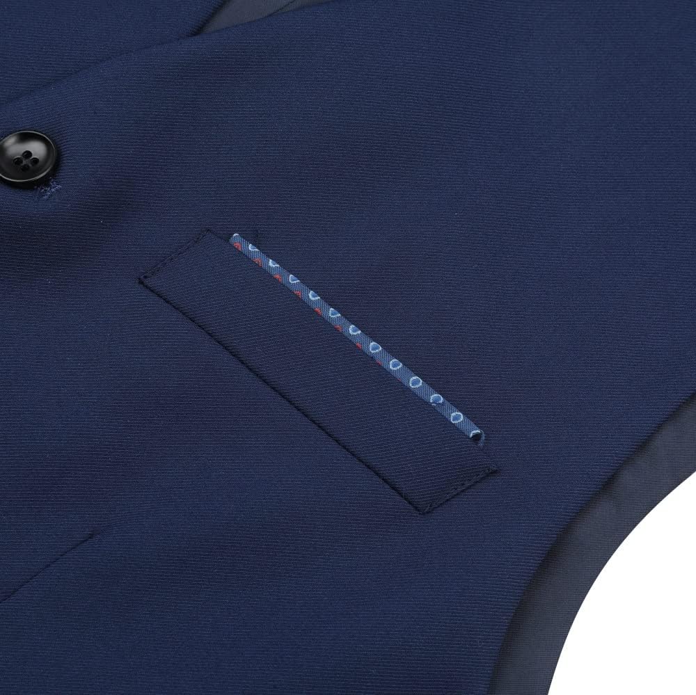 YOUTHUP Herren Weste Formell Slim Fit Anzugweste V-Ausschnitt Freizeit Gilet Herrenweste für Busines