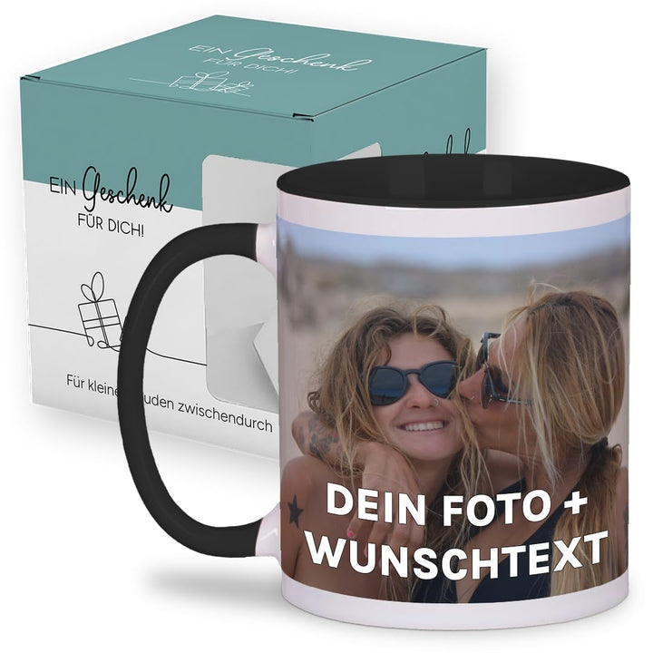 Personalisierte Tasse | personalisiert mit Foto oder Text | Tasse mit Bild | Geschenkidee | Fototass