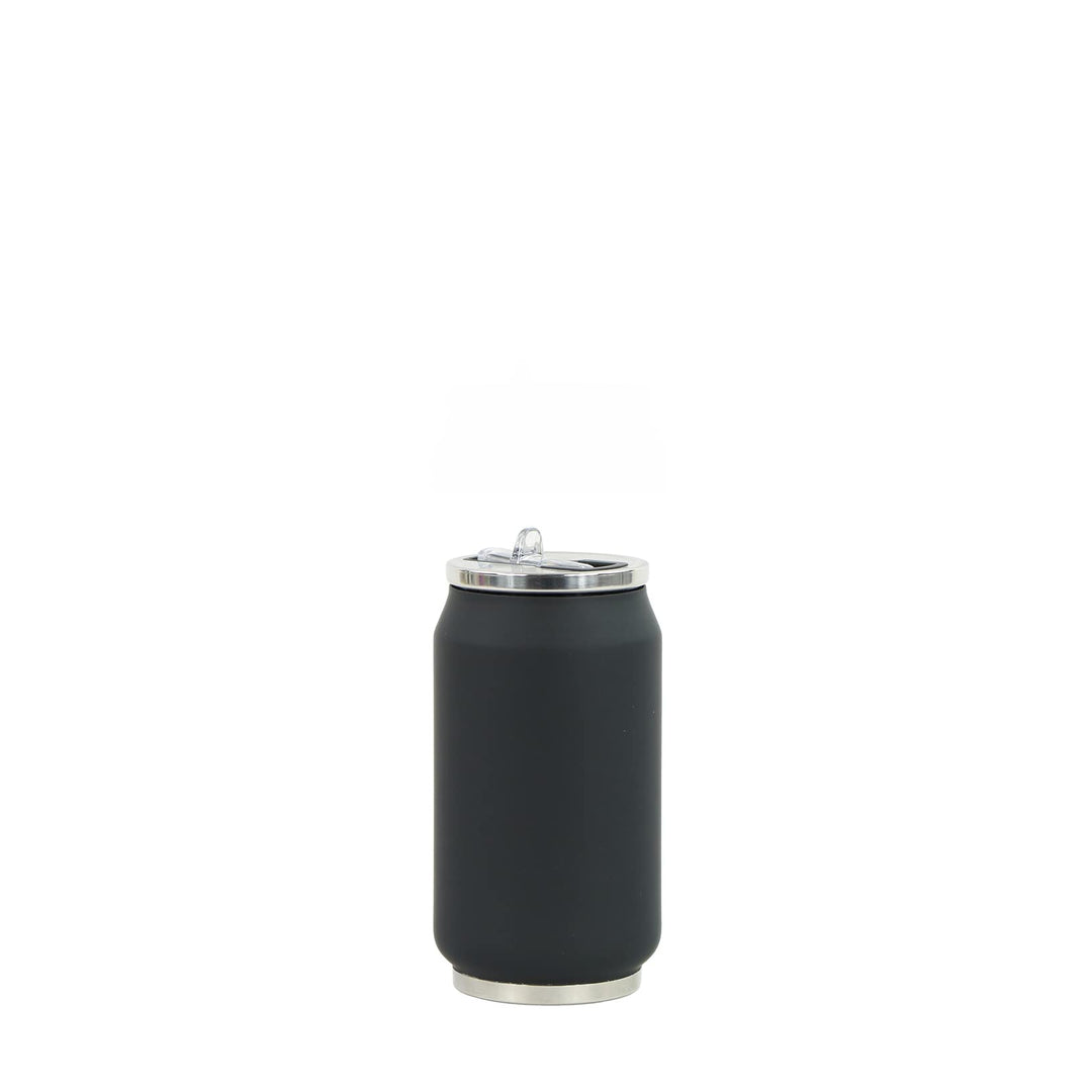 YOKO DESIGN Dose, Isolierbehälter, Edelstahl, 13 cm Noir Rubber Soft, Noir Rubber Soft