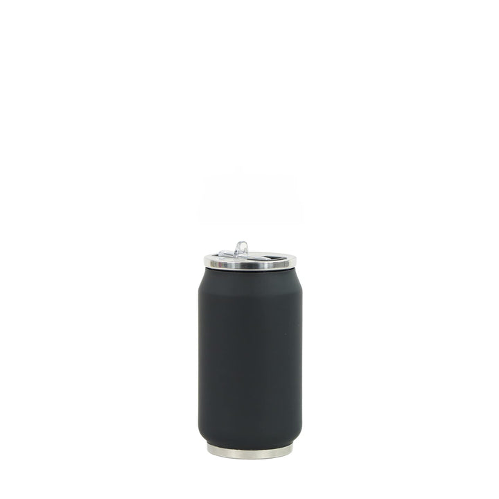 YOKO DESIGN Dose, Isolierbehälter, Edelstahl, 13 cm Noir Rubber Soft, Noir Rubber Soft
