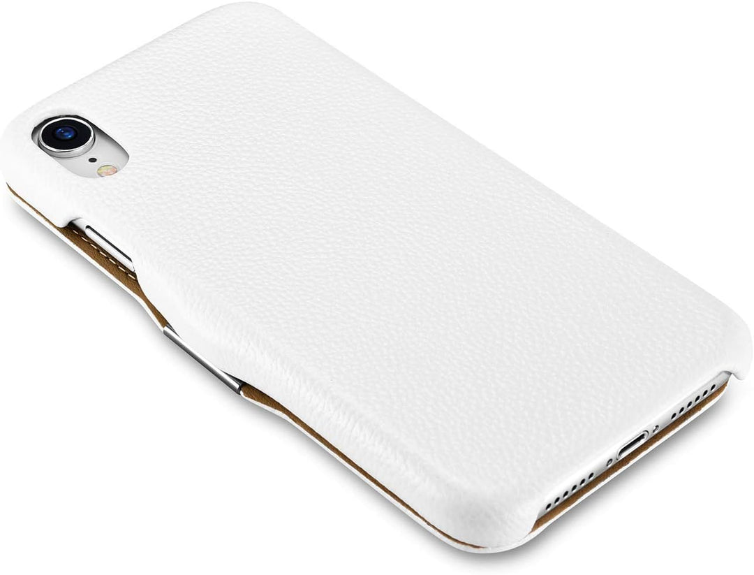 Mobiskin Hülle kompatibel mit Apple iPhone XR (6,1 Zoll), Handyhülle mit echtem Leder, Case, Schutzh