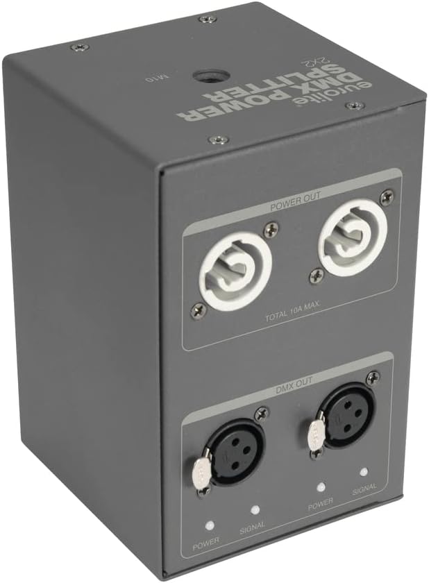 EUROLITE DMX Power Splitter 2x2 | 2-fach Power- und DMX-Splitter zur Trussmontage