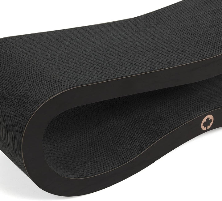 CanadianCat Company | Orbit 2.0 Kratzbrett - Black Edition | Kratzpappe Katzen Lounge in schwarz | c