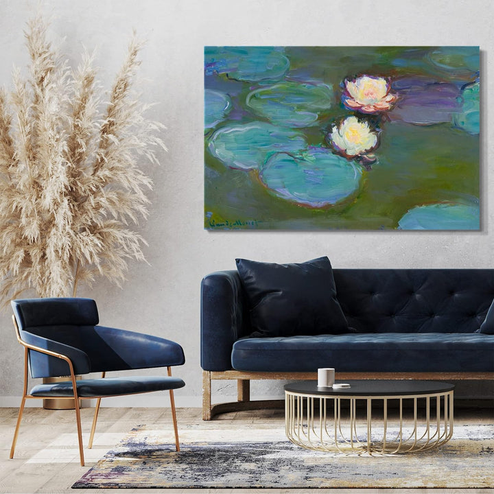 Printed Paintings Leinwand (80x60cm): Claude Monet - Seerosen 80x60 cm, 80x60 cm
