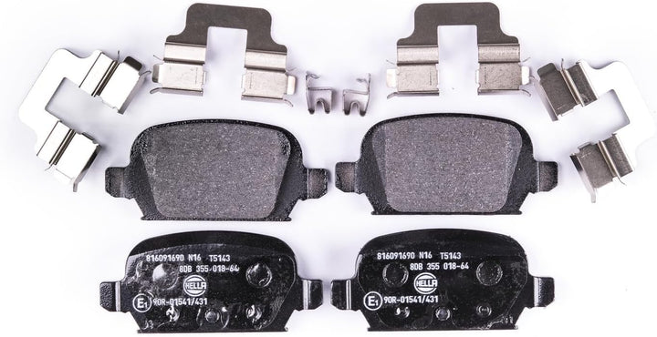 HELLA PAGID 8DB 355 018-641 Bremsbelagsatz - T5143 - Dicke/Stärke: 14mm - Bremssystem: Lucas - mit a