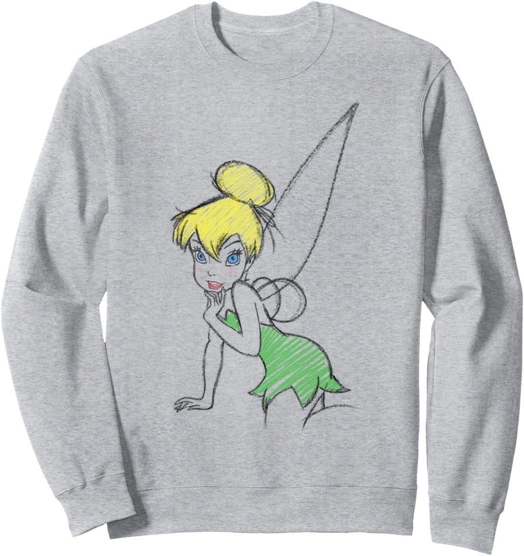 Disney Peter Pan Tinker Bell Sketch Portrait Sweatshirt