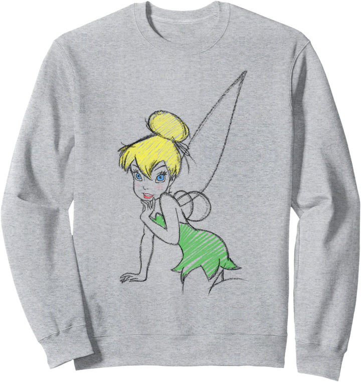 Disney Peter Pan Tinker Bell Sketch Portrait Sweatshirt