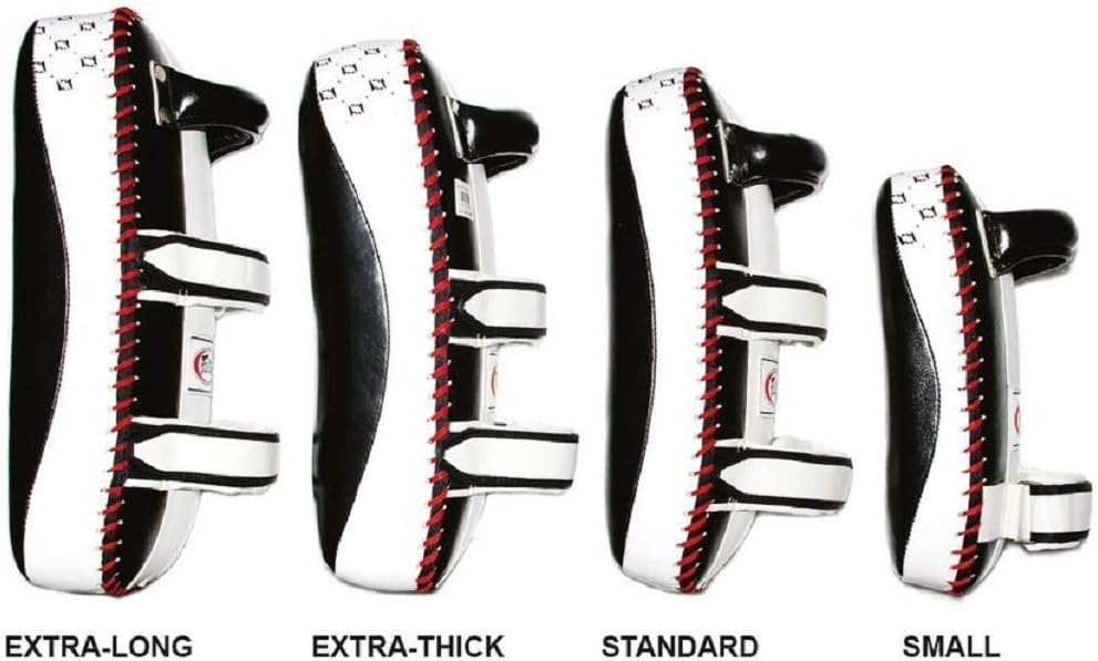 Fairtex Gebogene MMA Muay Thai Pads (Paar) Schwarz Extra Thick, Schwarz Extra Thick