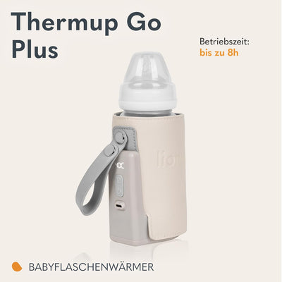 LIONELO Thermup Go Plus Tragbarer Babyflaschenwärmer, hält Flüssigkeiten warm, 5 Betriebstemperature