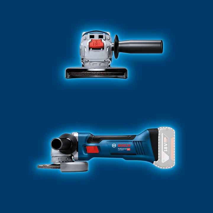Bosch Professional 18V System Akku-Winkelschleifer mit X-LOCK GWX 18V-8 (inkl. Zusatzhandgriff, Schu
