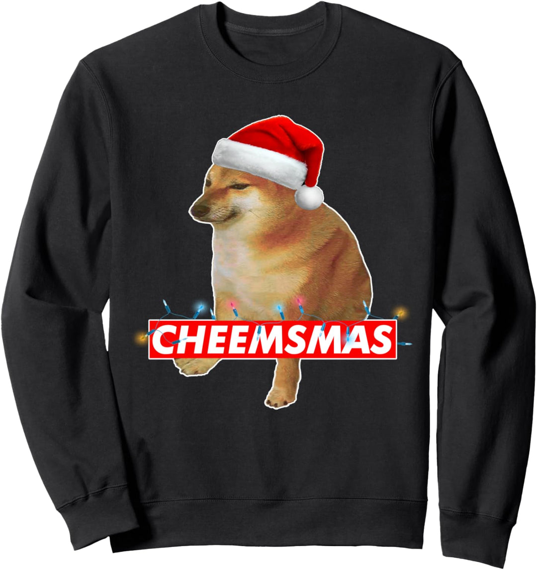 Cheems Cheemsmas Doge Kitschige Weihnachts-Sweater Sweatshirt
