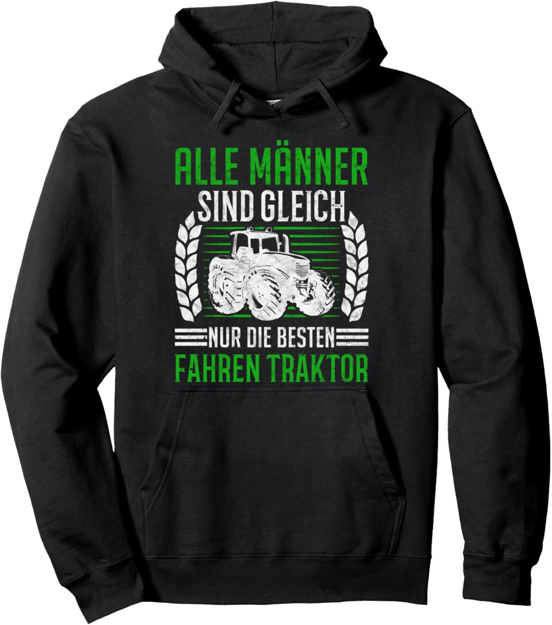 Traktor Mann Traktorfahrer Bauer Landwirt Trecker Pullover Hoodie