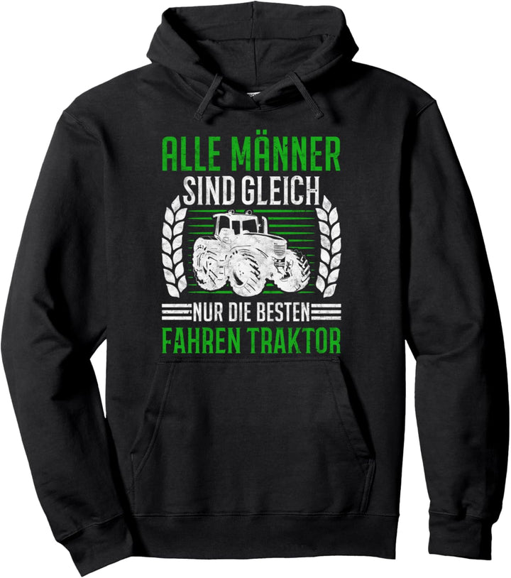 Traktor Mann Traktorfahrer Bauer Landwirt Trecker Pullover Hoodie