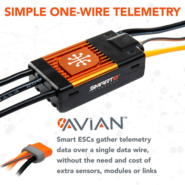 Avian Brushless Smart ESC, 45 A, 3S-6S