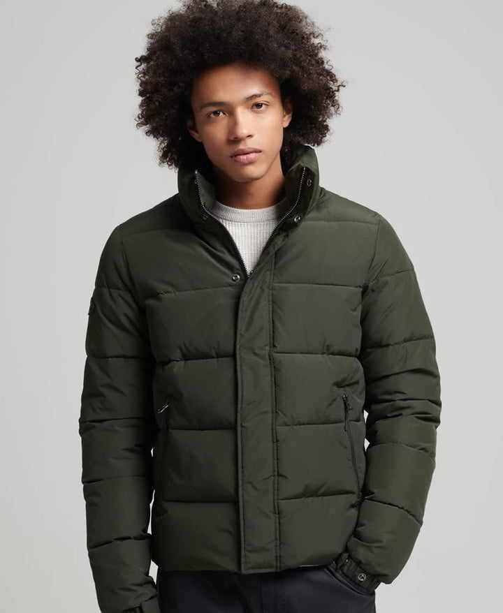 Superdry Herren Retro Steppjacke S Surplus Goods Olivgrün, S Surplus Goods Olivgrün