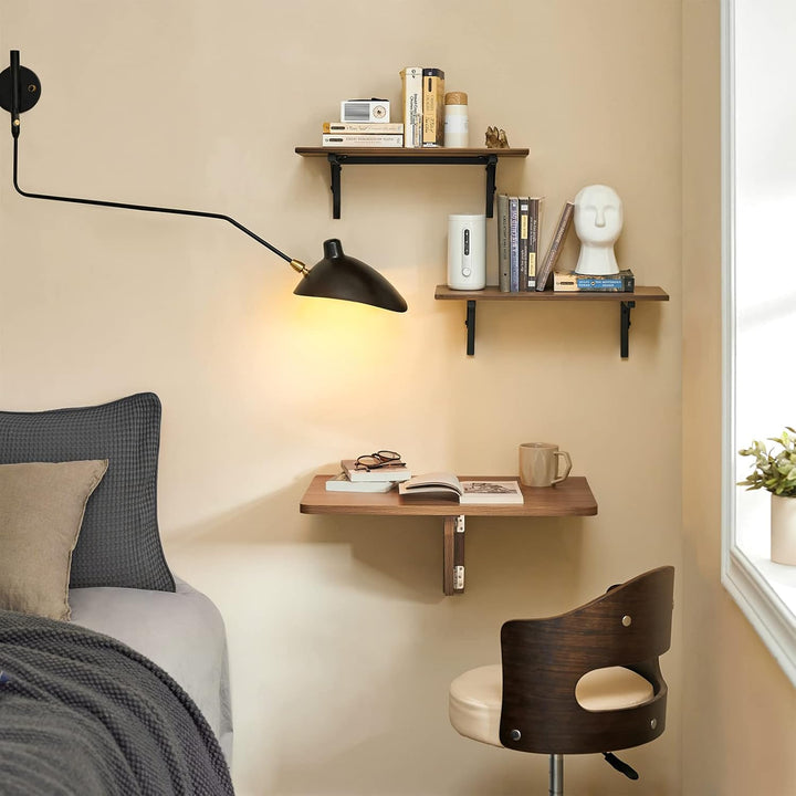 SoBuy Wandklapptisch Faltbarer Esstisch Kompakter Küchentisch Platzsparendes Design Klapptisch für K