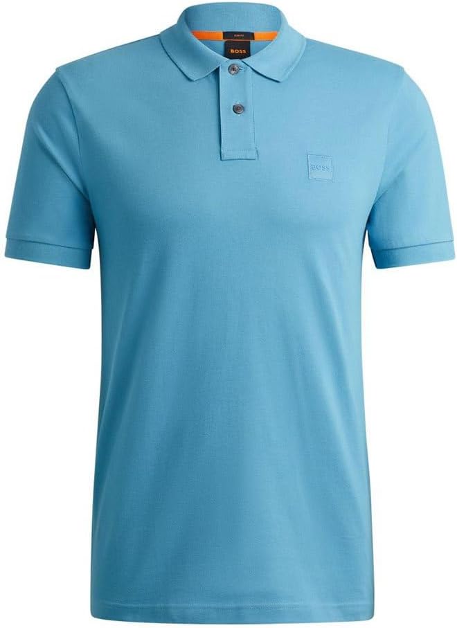 BOSS Herren Passenger Polohemd (1er Pack) S Open Blue486, S Open Blue486