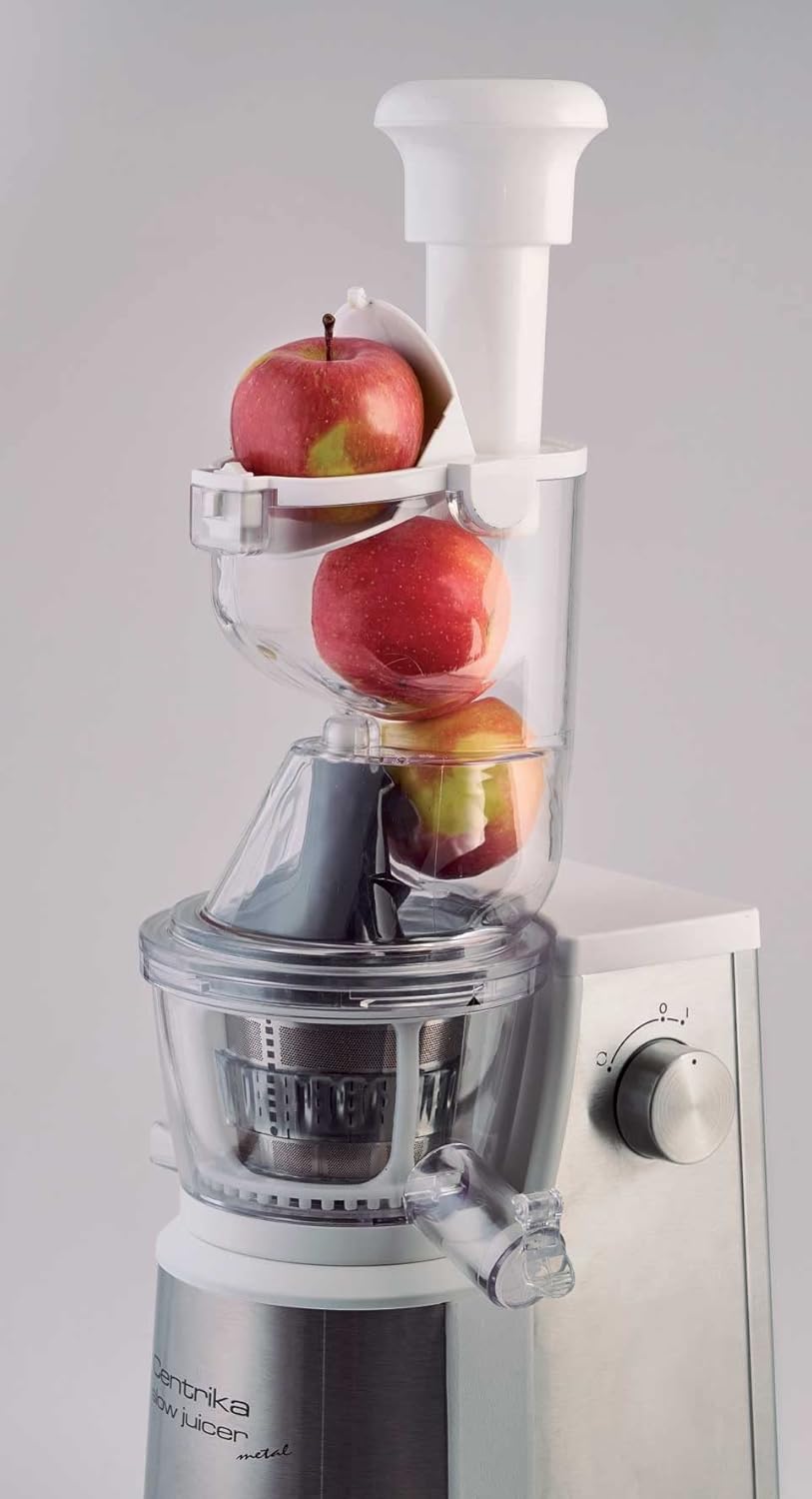 Ariete 00C017710AR0 Slow Juicer 177 aus Edelstahl für mehr und qualitativ besseren Saftertrag, 400 W