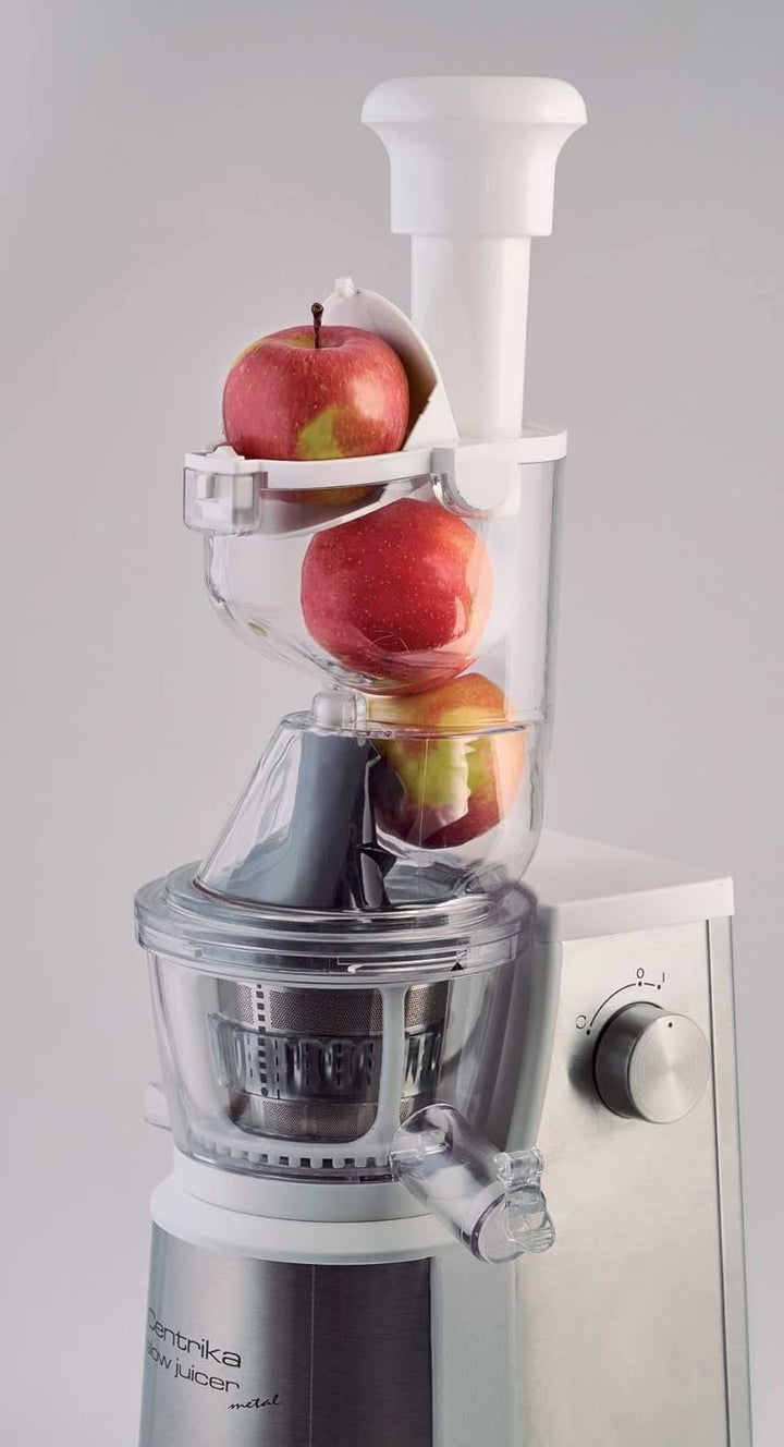 Ariete 00C017710AR0 Slow Juicer 177 aus Edelstahl für mehr und qualitativ besseren Saftertrag, 400 W