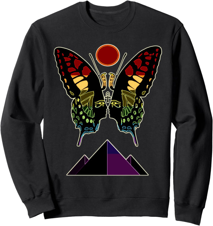 Butterfly LGBT Flag Gay Pride Transgender Rainbow Lesbian Sweatshirt