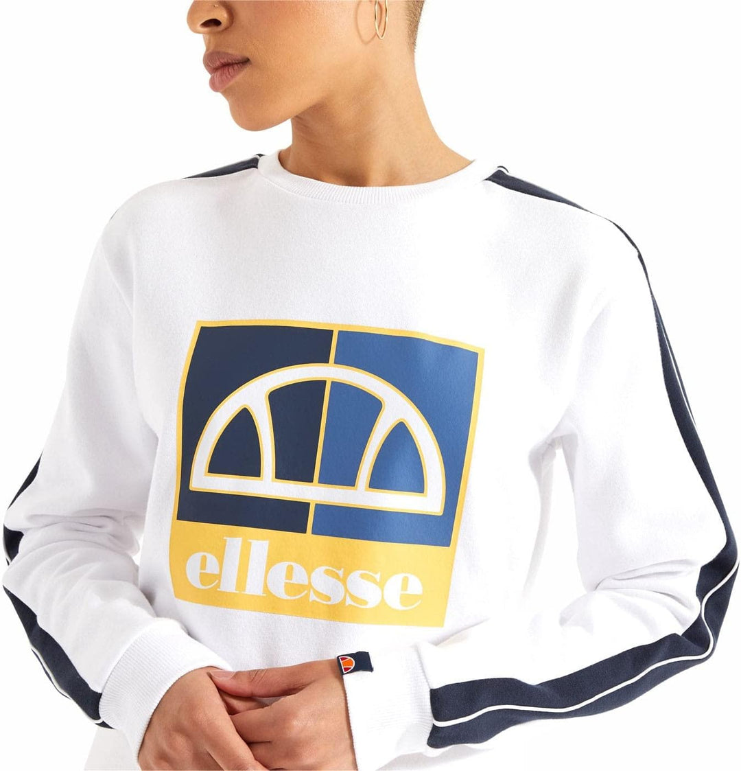 Ellesse Damen Lulci Sweatshirt Sweatshirt L Weiss, L Weiss