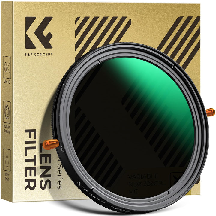 K&amp;F CONCEPT Nano-D Serie ND Filter 77mm CPL&amp;ND2-ND32 2 in 1 multifunktionaler Graufilter und CPL Fil