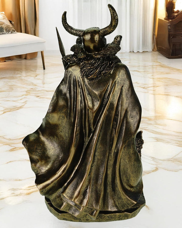 Kremers Schatzkiste Gott Odin mit seinen Raben Hugin + Munin + den Wölfen Geri und Freki