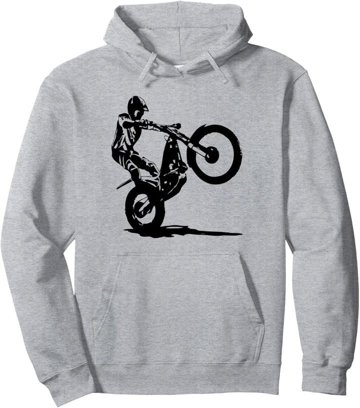 Trial Motorrad Trialfahrer Moto Trial Pullover Hoodie