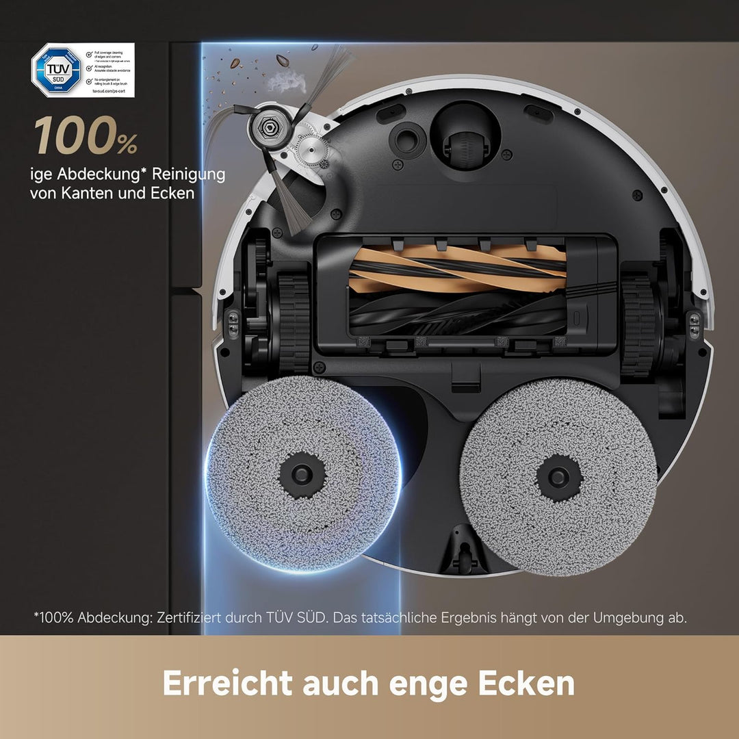 dreame X50 Ultra Complete Saugroboter mit Wischfunktion,20.000Pa Saugkraft,6 cm Hindernisfreiheit, m