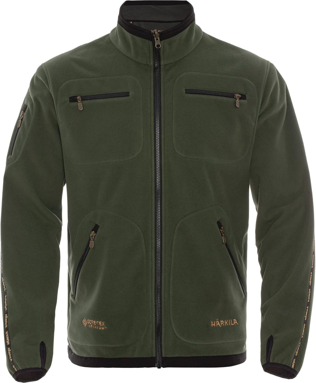 Härkila Kamko Fleecejacke Grey/Green, M