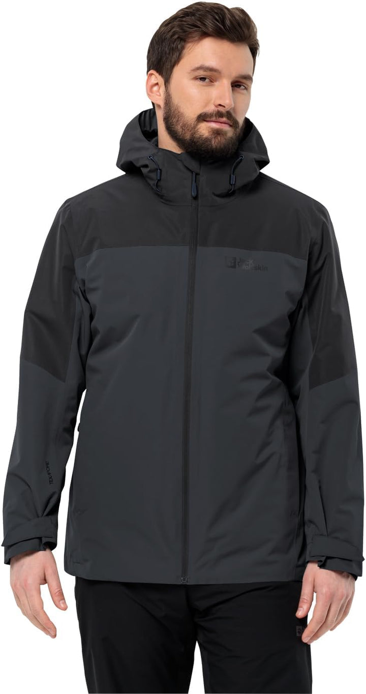 Jack Wolfskin Herren Glaabach 3in1 Jkt M Jacket L Schwarz, L Schwarz