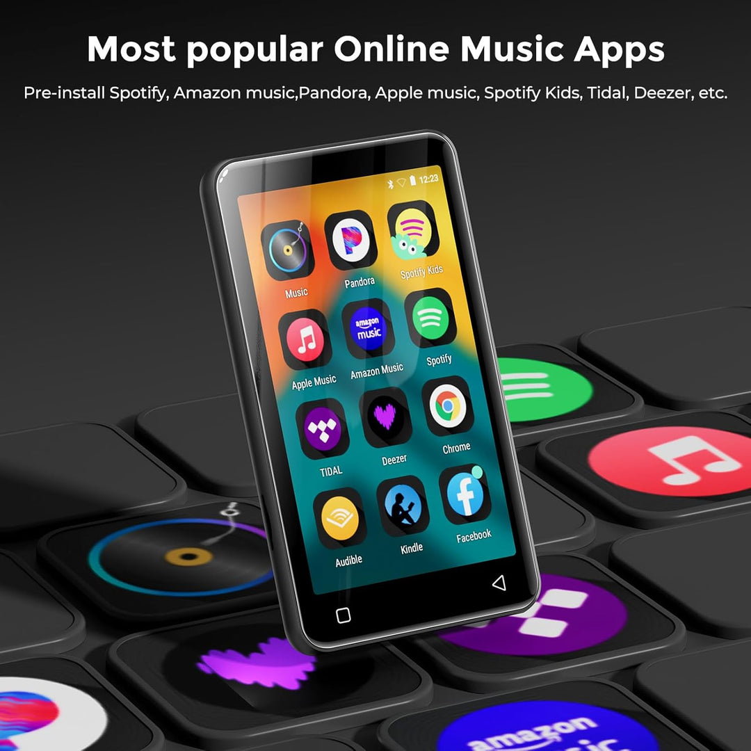 80 GB MP3-Player mit Bluetooth und WLAN, innioasis MP3-Player für Kinder mit Spotify, Spotify Kids,