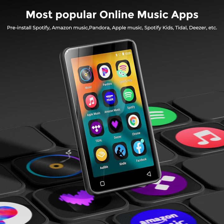 80 GB MP3-Player mit Bluetooth und WLAN, innioasis MP3-Player für Kinder mit Spotify, Spotify Kids,