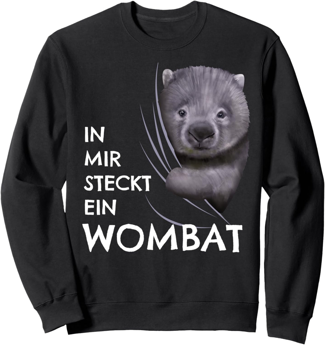 Wombat Kostüm Kinder Kleidung In mir steckt ein Wombat Sweatshirt