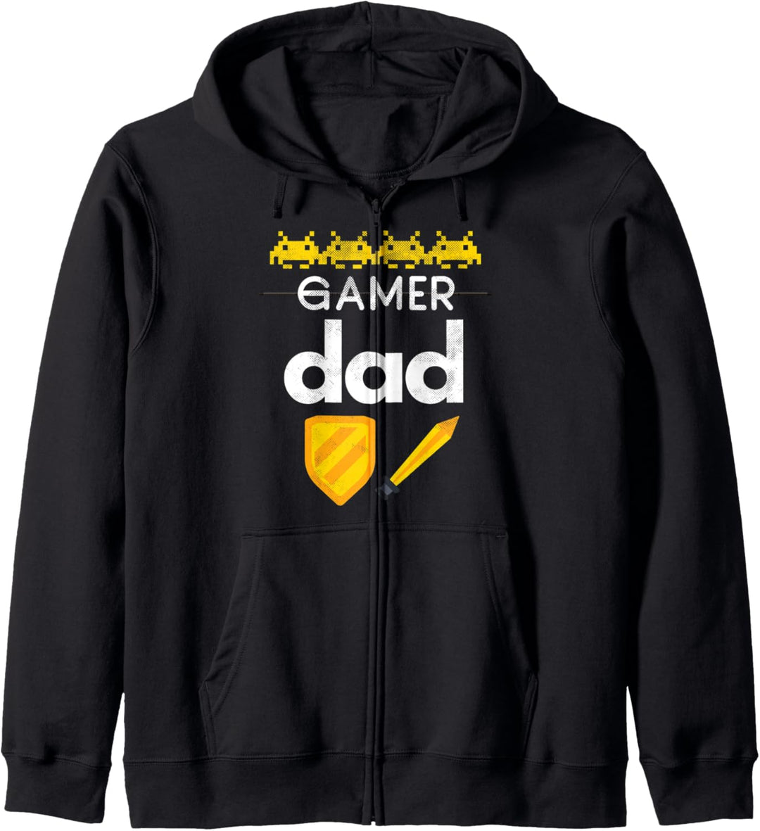 Vatertag Gamers Dad Design Weltbester Dad aller Zeiten Kapuzenjacke
