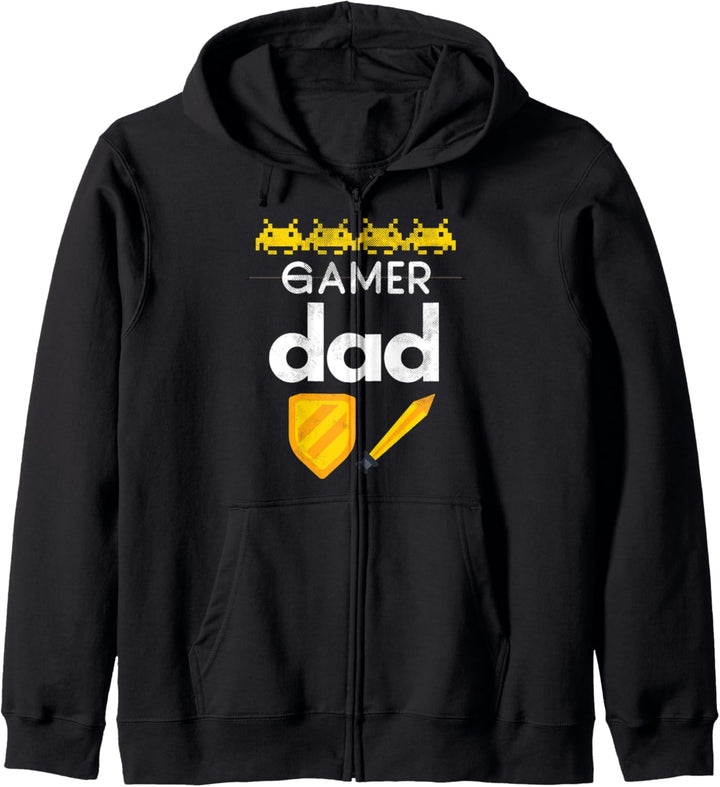 Vatertag Gamers Dad Design Weltbester Dad aller Zeiten Kapuzenjacke