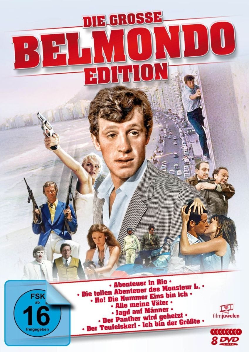 Die grosse Belmondo-Edition (u.a. Abenteuer in Rio, Monsieur L., Der Teufelskerl, Der Panther wird g