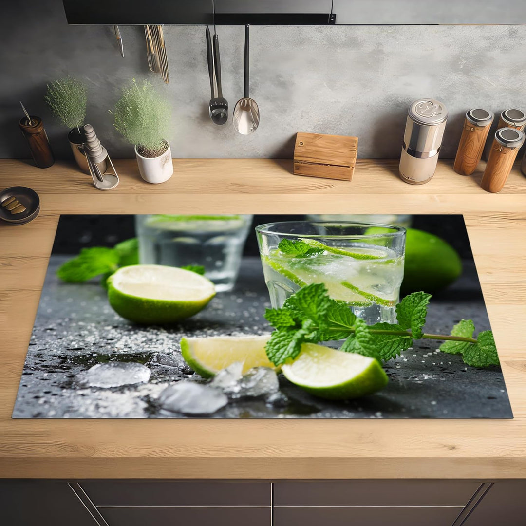 KitchenYeah© Herdabdeckplatte Einteilig Kochfeld Abdeckung Induktionskochfeld Ceranfeld Abdeckplatte