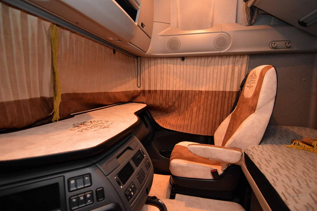 Sitzbezug für DAF 106 XF ab 2013 - LKW Sitzbezug Beige - Beifahrersitz Ungepolstert - Zubehör, BEIGE