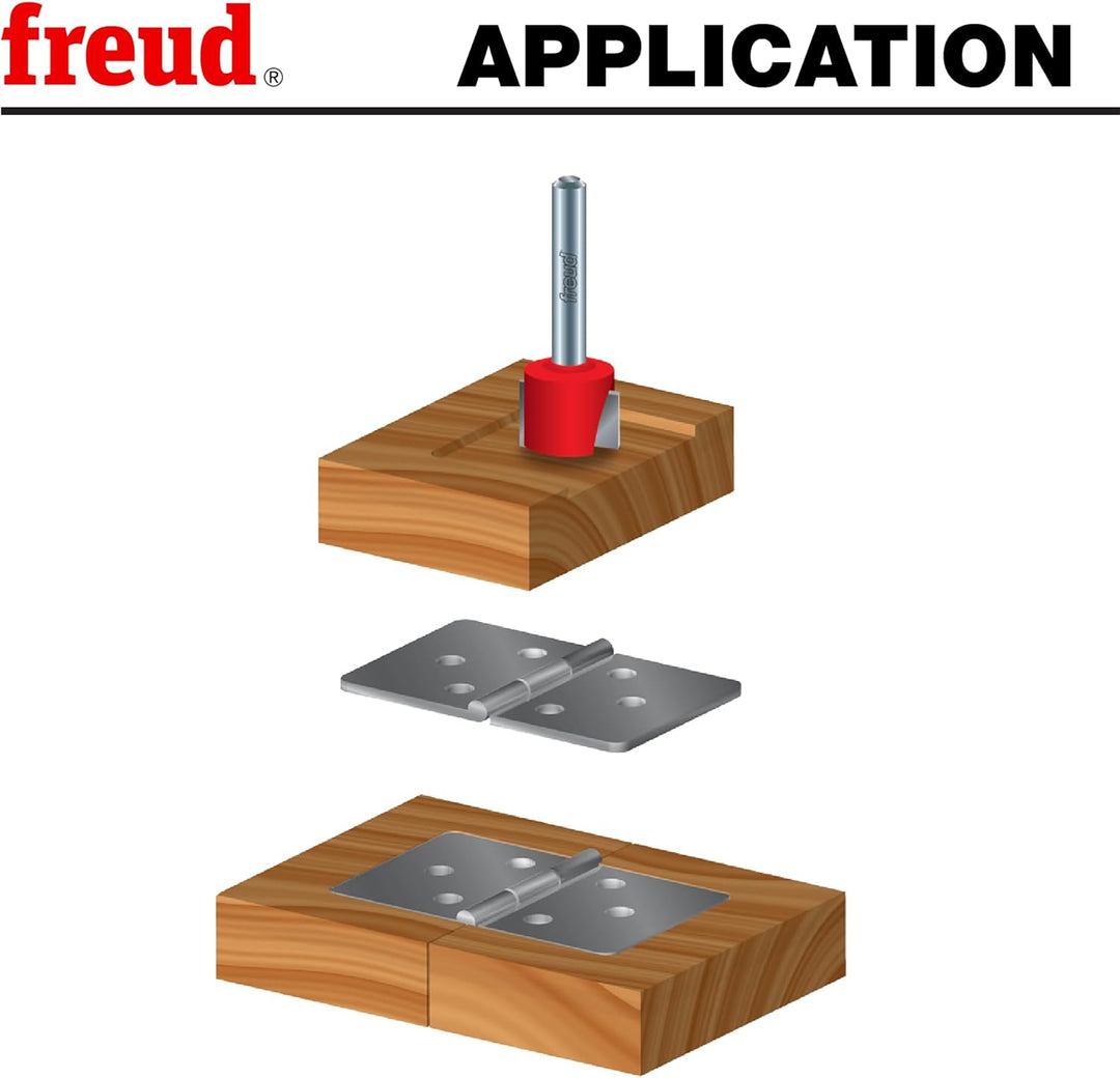 Freud 16-520 Dado Oberfräsen-Bit, 1,27 cm (3/4 x 3/8 Zoll), Schaft 1,27 cm (1/2 Zoll) einheitsgrösse